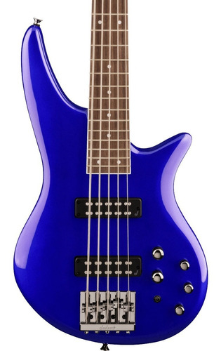 Bajo Eléctrico Jackson Spectra Bass Serie Js Js3v Acabado Del Cuerpo Satin Color Azul Orientación De La Mano Diestro