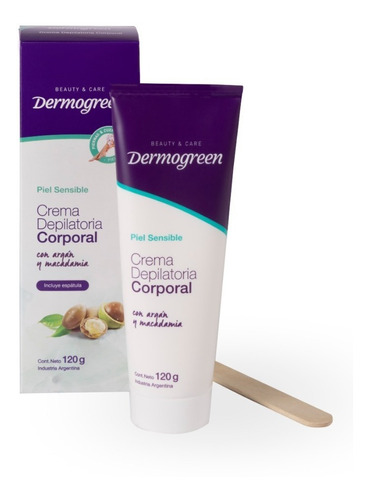 Crema Depilatoria Dermogreen Crema Depilatoria Corporal 120 ml 120 g