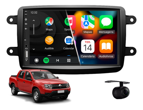 Central Multimidia Mp5 Android Auto Ren Duster Oroch 2019