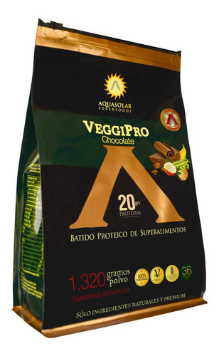 Veggipro, Proteína Vegana - Aquasolar (1,3 Kg)