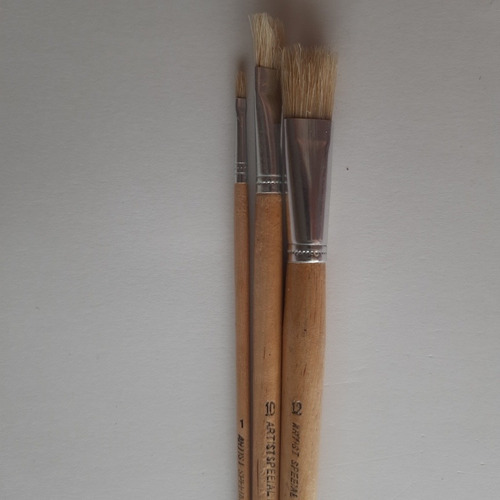 Set De 3 Pinceles Artist Speeial Brush N° 12, 10 Y 1