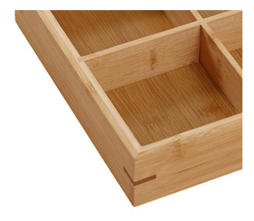Bandeja De Servir Para Olla Caliente Dividida De Madera Con