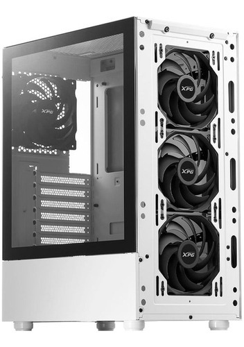 Gabinete compacto de torre média Gamer Xpg Valor Mesh branco C