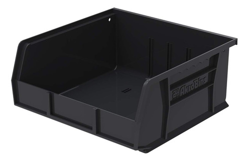 Contenedor Apilable Plástico Negro Para Almacenamiento Set D