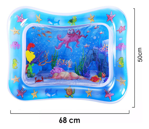 Estera Inflable De Agua Inflable Para Bebés, Estimulación Te