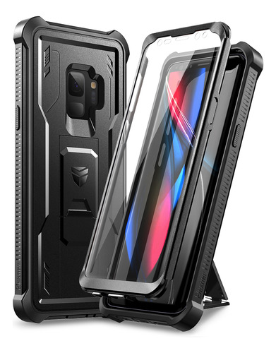 Dexnor Funda Para Samsung Galaxy S9 Con Mica Soporte De