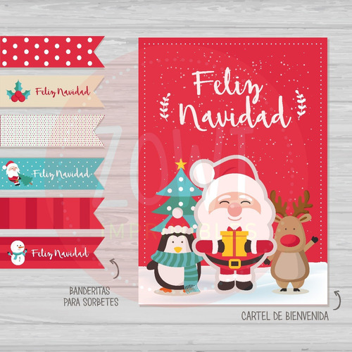 Kit Imprimible Navidad - Imprimibles  Zowi