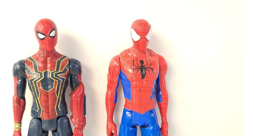 Marvel Titan Hero Iron Spider 2018 Y Spider Man 2013 (Usado)
