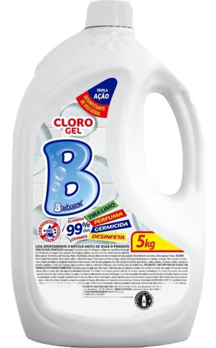 Cloro Desinfetante Gel Barbarex 5kg