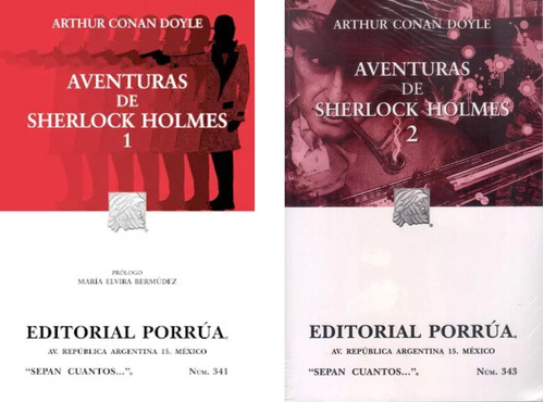 Aventuras De Sherlock Holmes 1 Y 2 - Arthur Conan-porrua