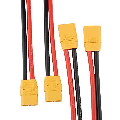 Sologood - Conectores Xt90 De 10awg Con Cable De Silicona De