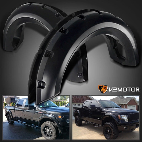 Faldones Laterales  Para Ford F-150 2009-2014 Importados