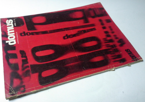 Revista Vintage De Arquitectura Y Diseño Domus Marzo 1961 (Usado)