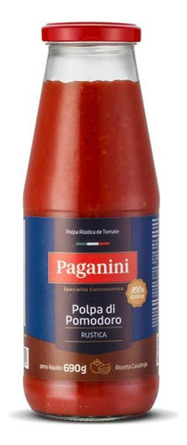 Kit 2x: Polpa De Tomate Rústica Paganini 690g