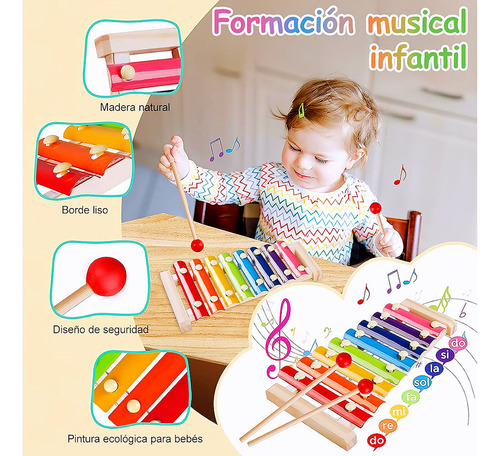 Mz Paquete Didáctico Infantil Estimula Temprana Juguete