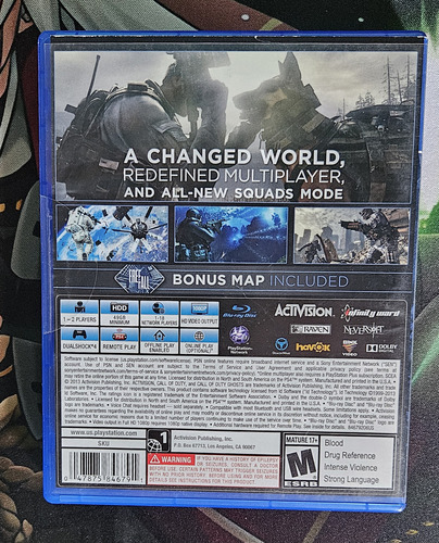 Jogo Call Of Duty Ghosts Ps4 (Usado)