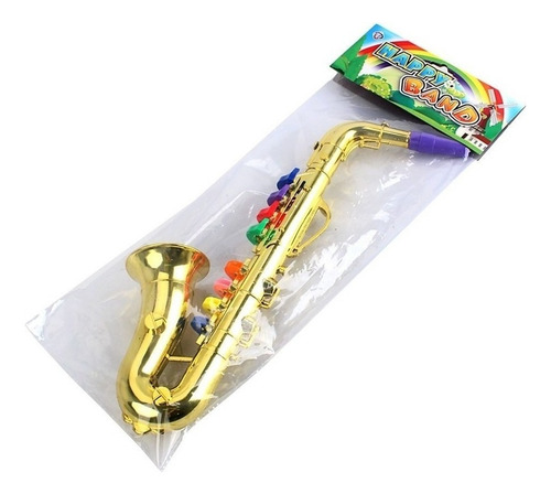. Toca El Saxofón Con 8 Teclas De Colores Instrumento