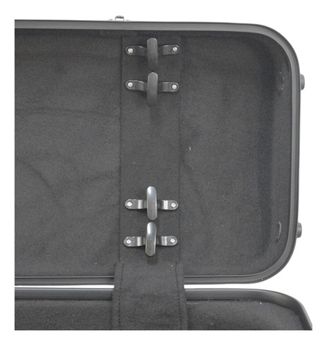 Estojo Case Retangular Fibra De Vidro Violino 4/4 Preto