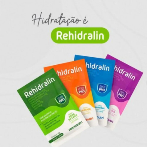 Suplemento Alimentar Em Pó Em Sachê Rehidralin Sabores Natural