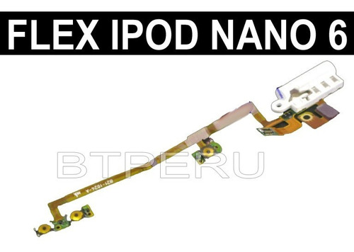 Flex iPod Nano 6 6ta Generacion Power Boton Volumen