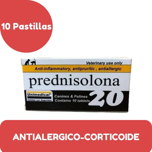 Prednisolona 20 Antialérgico Unimedical 10 Comprimidos