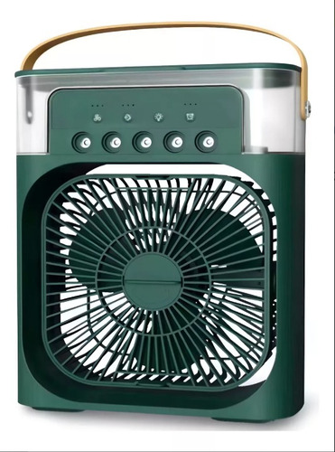 Ventilador Climatizador De Ar Umidificador Resfrigerador Cor Verde 110v/220v