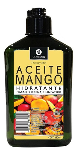 Aceite De Masajes Y Drenaje Mango 250 Ml Therapy Cosedeb