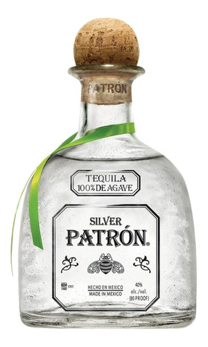 Patrón silver tequila 750ml