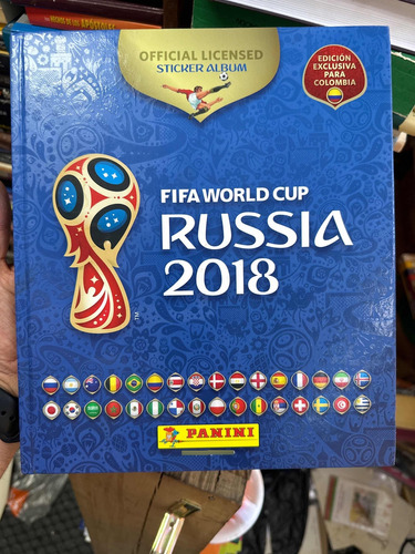 Álbum Fifa Russia 2018 - Tapa Dura - 46 Láminas Pegadas