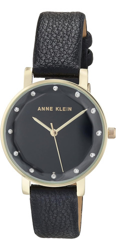 Reloj Mujer Anne Klein Correa De Piel 32 Mm Ak/3884gpbk 