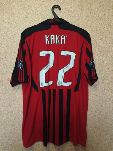 Camiseta Retro Kaka Club Ac Milan 2007 / 2008 Titular