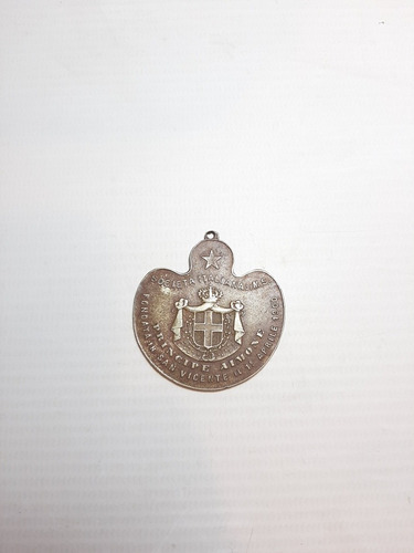 Antigua Medalla Societa Italiana Principe Aimone Ro 1812
