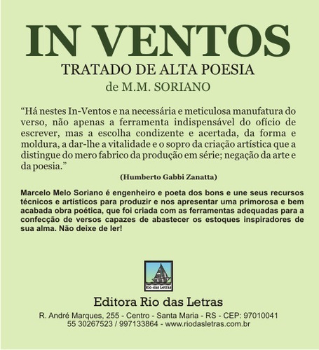 In Ventos: Tratado De Alta Poesia