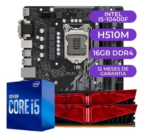 Kit Upgrade, Intel I5-10400f, H510m, 16gb Ddr4