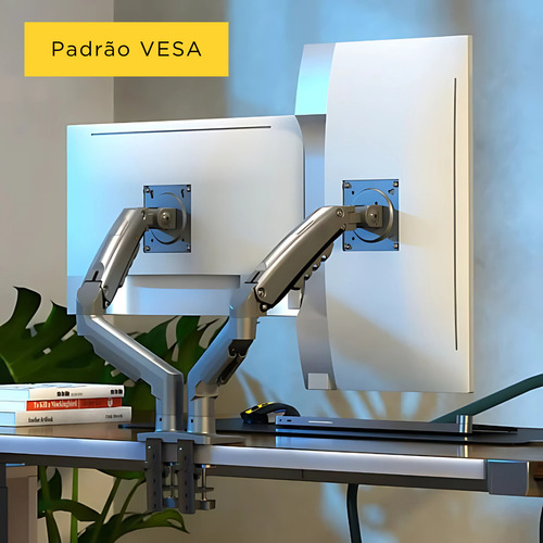 Suporte Duplo Para Monitores Vesa De 17 Até 27 Polegadas