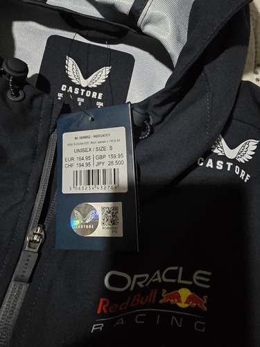 Chamarra Castore Red Bull Racing Fórmula 1 Impermeable 2024 (Usado)