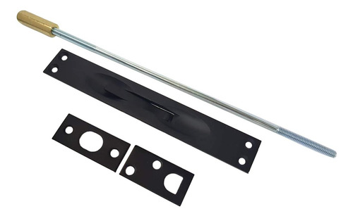 Perno De Extensión Latón Macizo 30 Cm Negro Mate Paquete 1