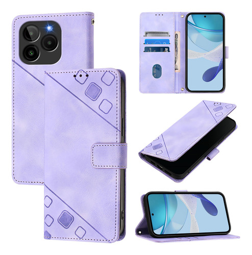 Funda Tipo Cartera Con Tapa Para Blu Bold K10