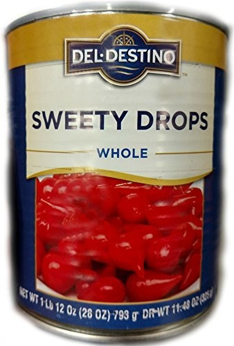 Del Destino Sweety Gota Pimientos Miniatura - 28 Oz De Estañ