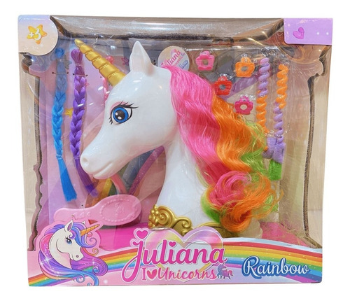 Juliana Unicornios Para Peinar Rainbow - E. Full 