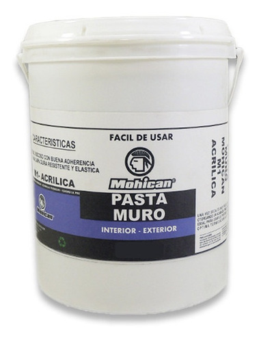 Pasta Muro M-1 Acrilica Ext-int  Mohican Tineta  ( 15 Kilos)