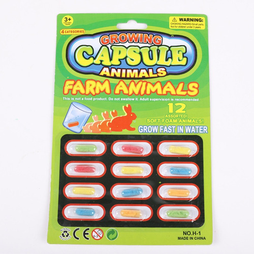 Cápsula De Expansión Para Dinosaurios Con Agua De Burbujas T