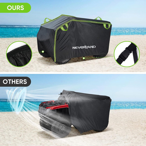 Neverland Atv Cubierta, Impermeable Resistente 4 Wheeler ...