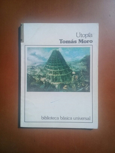 Libro Fisico Utopía. Tomás Moro