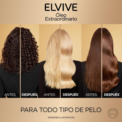 Tratamiento Capilar L'oréal Paris Elvive Óleo 100ml 3 Piezas