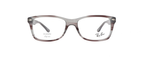 Lentes Ray Ban Oftalmico Rx5228 8055 Gris Color Gris 8055