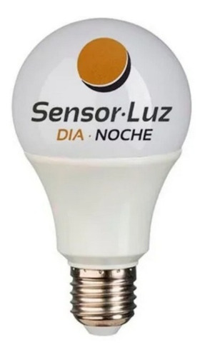 Lampara Led Sensor Dia Noche 11w Luz Fria Pack X 10 Unidades