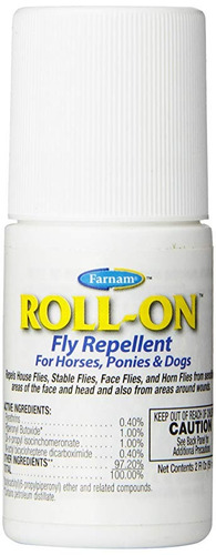 Farnam Fly Roll-on Repelente Para Los Caballos, Ponis Y Perr