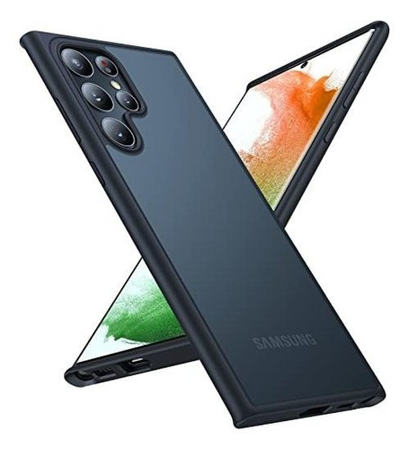 Carcasa Para Samsung Galaxy S22 Ultra Color Negro Mate