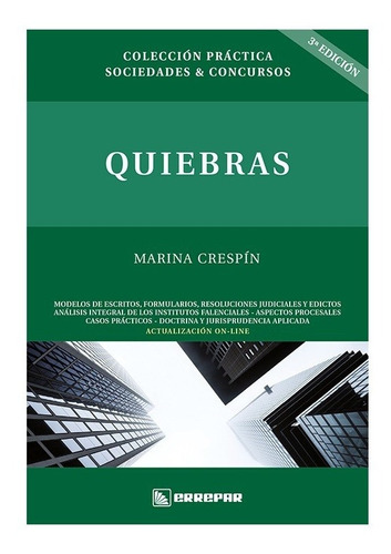 Quiebras. 3a Edicion. 2021 - Crespin, Marina